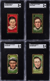 1911 T205 Gold Border Chicago Cubs/White Sox Hall of Famers and Stars Collection (20 Different) – Featuring Four SGC-Graded Cards, Including Tinker, Evers, Chance and Brown